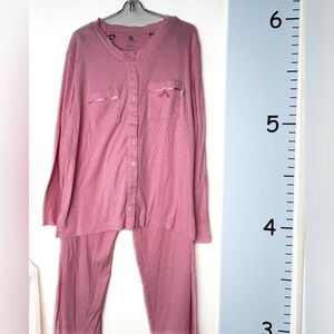 Karen Neuburger Pink Barbiecore 2PC Pajamas Set Large